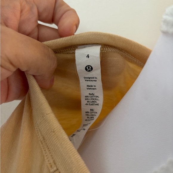 Mustard Sleeveless Women's Top  Lululemon size 4 - Picture 5 of 5